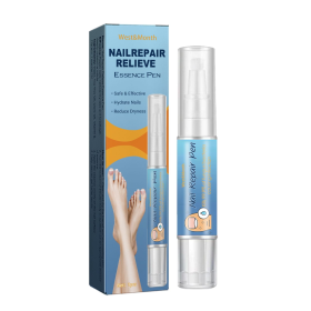 West&Month Nail Repair Relieve Essence Pen, Moisturizing Repair Hand And Foot Inlay Nail Thickening Grey Nail Correction Pen (Option: 4ml*1pcs-17g-5.04*1.18*1inch)