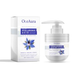 OceAura Hyaluro Nicacid-Instant Skin Hydrator, Fade Fine Lines Body Skin Firming Moisturizing Tender Smooth Shine Cream (Option: 100g-145.4g-2.32*2.32*4.05inch)